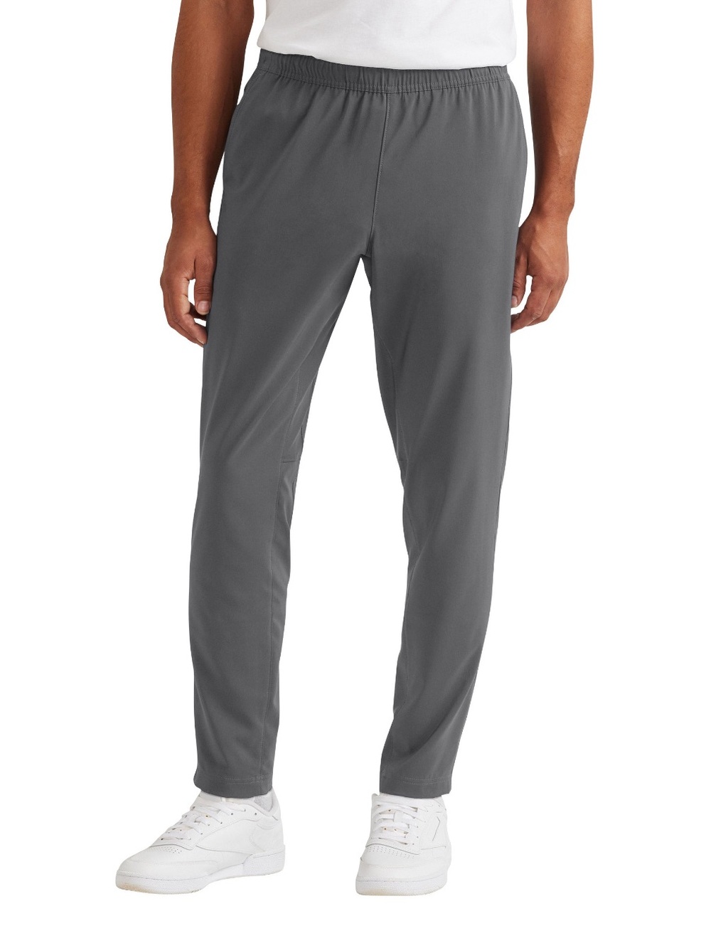 Eddie Bauer Men’s Woven Pants Pull On Size XL Gray